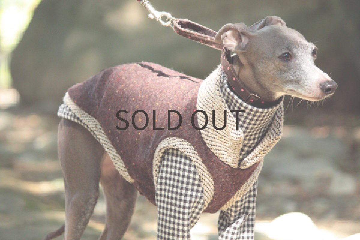 画像4: カラーネップベスト（ブラウン） (4)