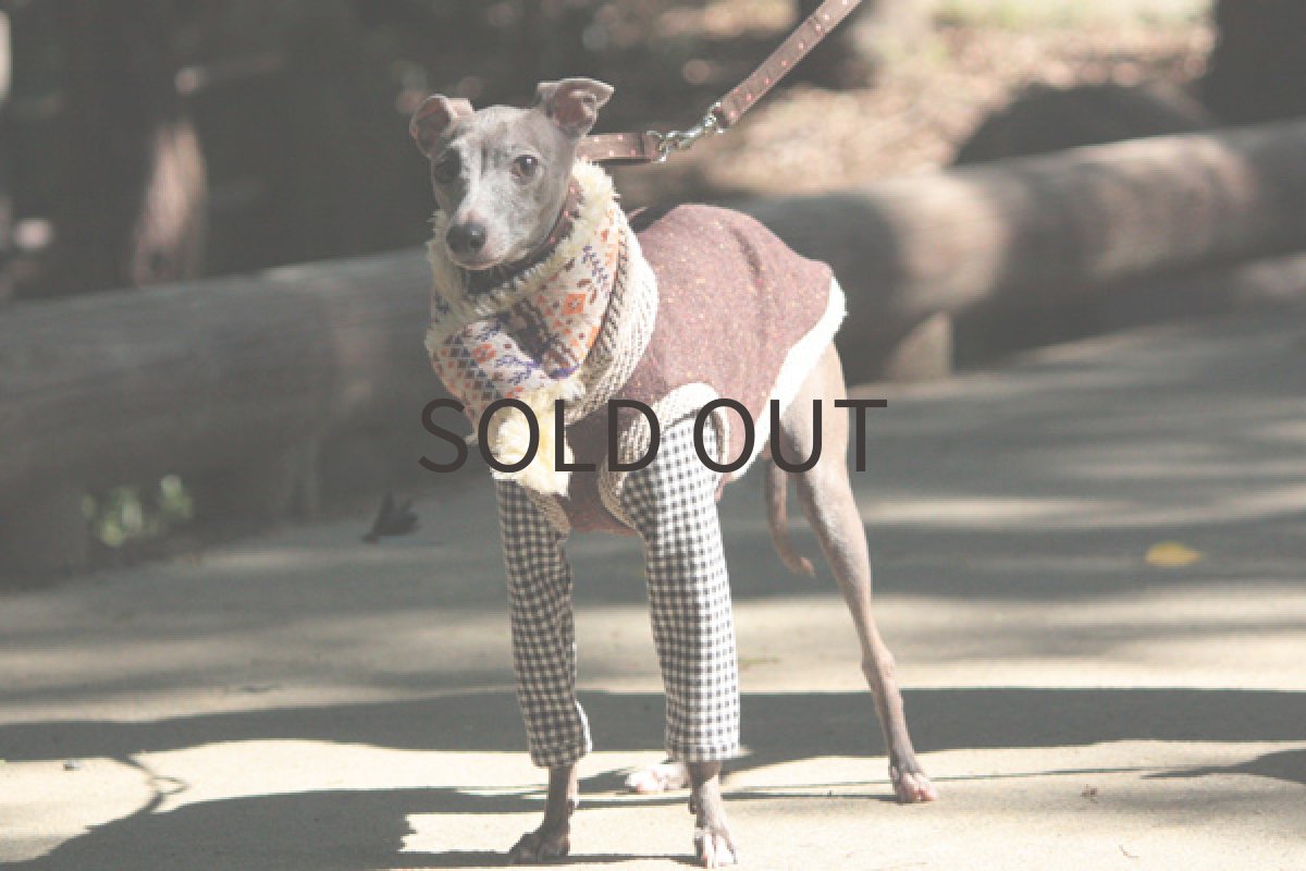 画像5: カラーネップベスト（ブラウン） (5)