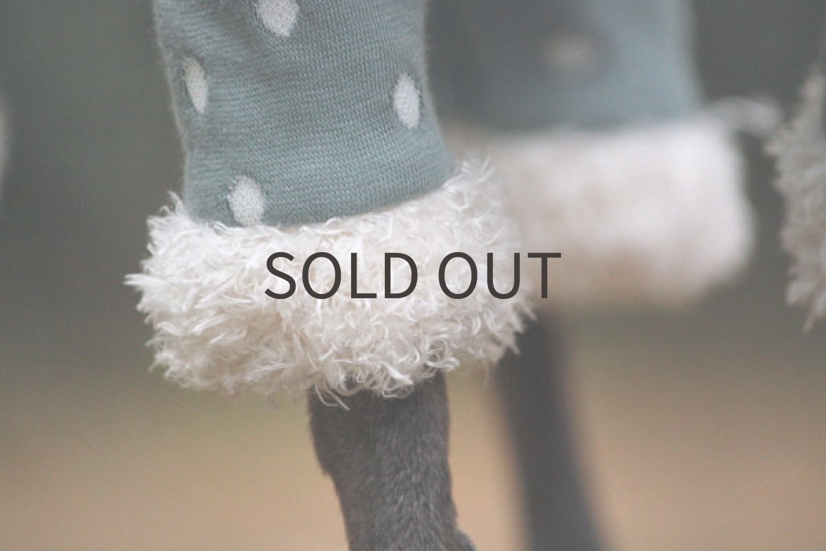 画像3: ランダムドットキルト（スモーキーブルー） (3)