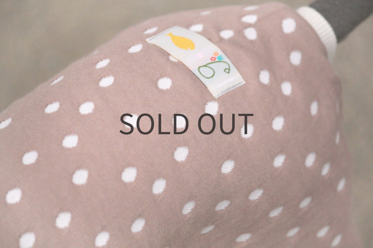 画像4: ランダムドットキルト（マロン） (4)