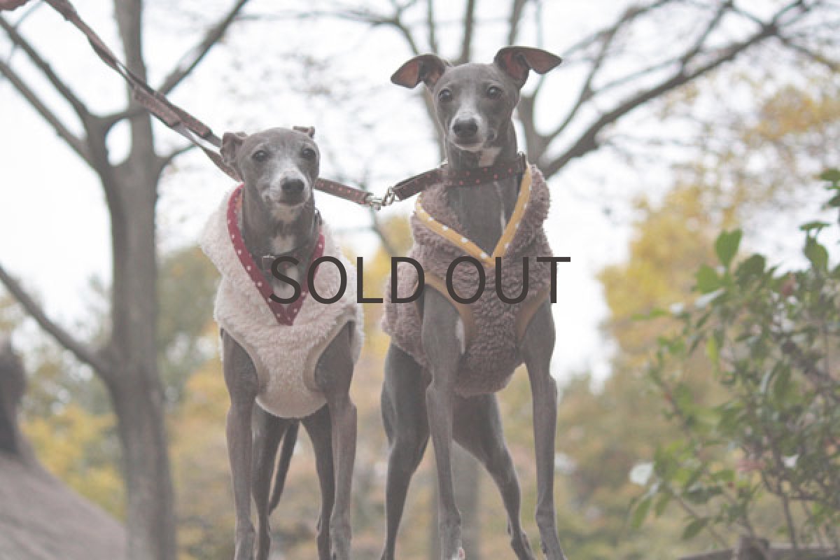 画像4: ベスト両面フワモコボア（ダークブロンズ） (4)