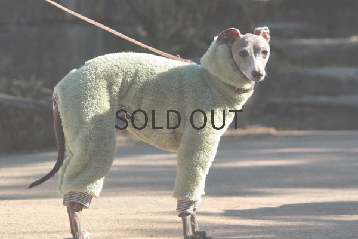 画像2: 両面ふわふわロンパ(抹茶ミルク) (2)