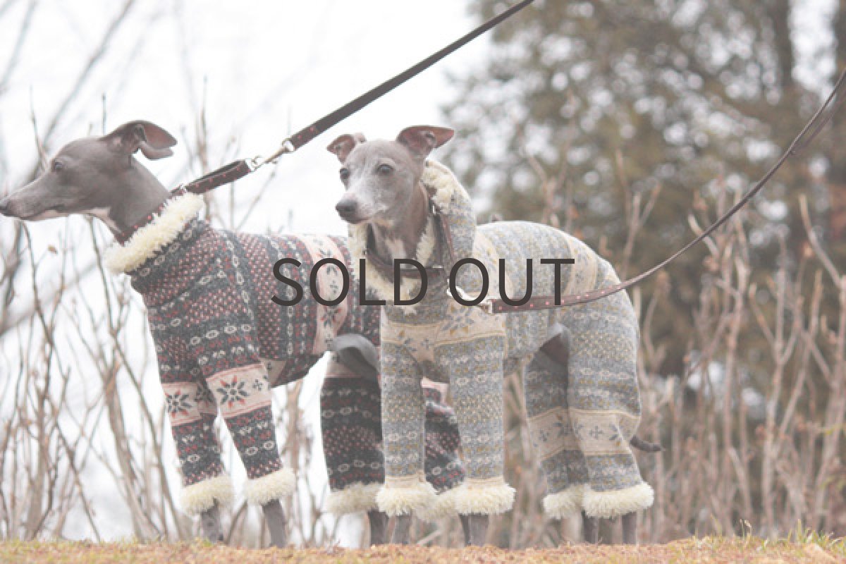 画像2: 北欧風ジャガードロンパ（イエロー） (2)