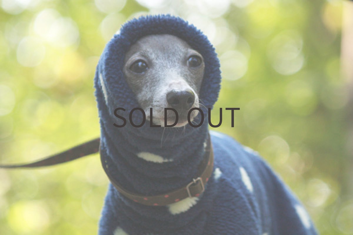 画像3: 両面ふわふわドット（ネイビー） (3)