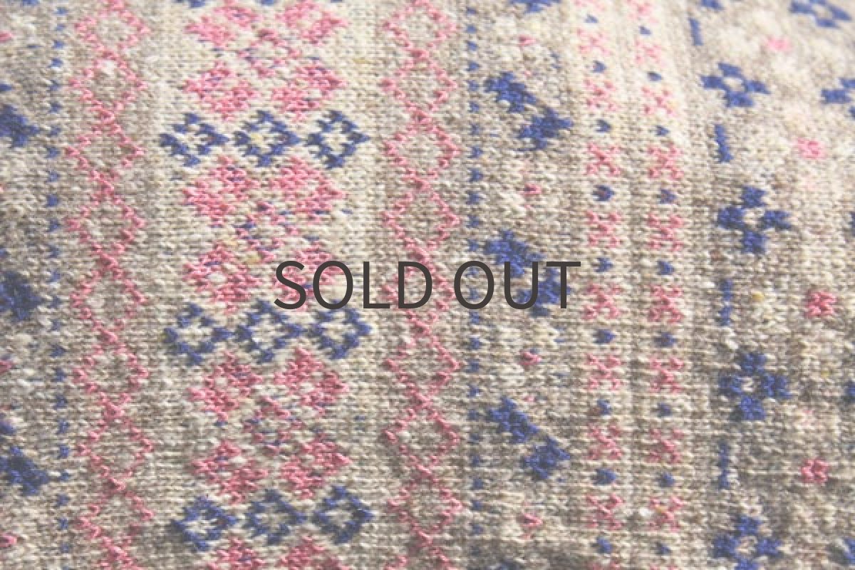 画像4: フォークロア調花柄ロンパース（ラズベリー×ネイビー） (4)