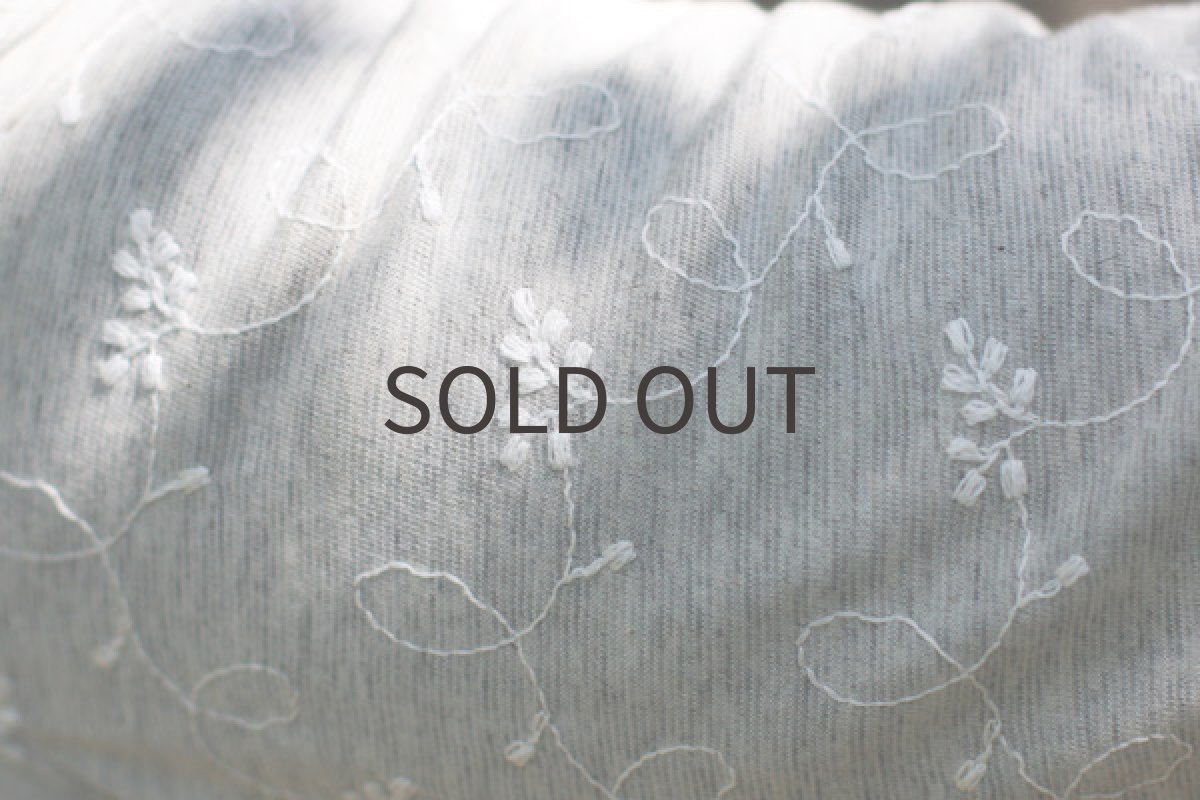 画像5: 葉っぱの刺繍のシャツ（ホワイト） (5)