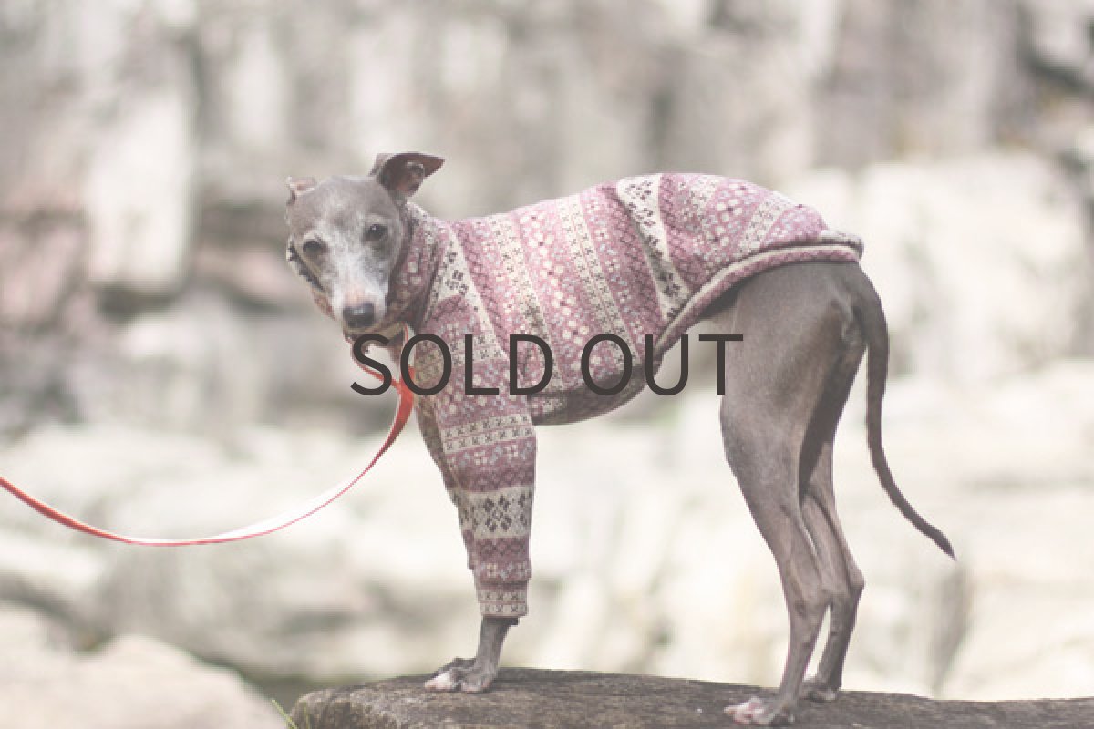 画像5: フォークロア調セーター（ラベンダー） (5)