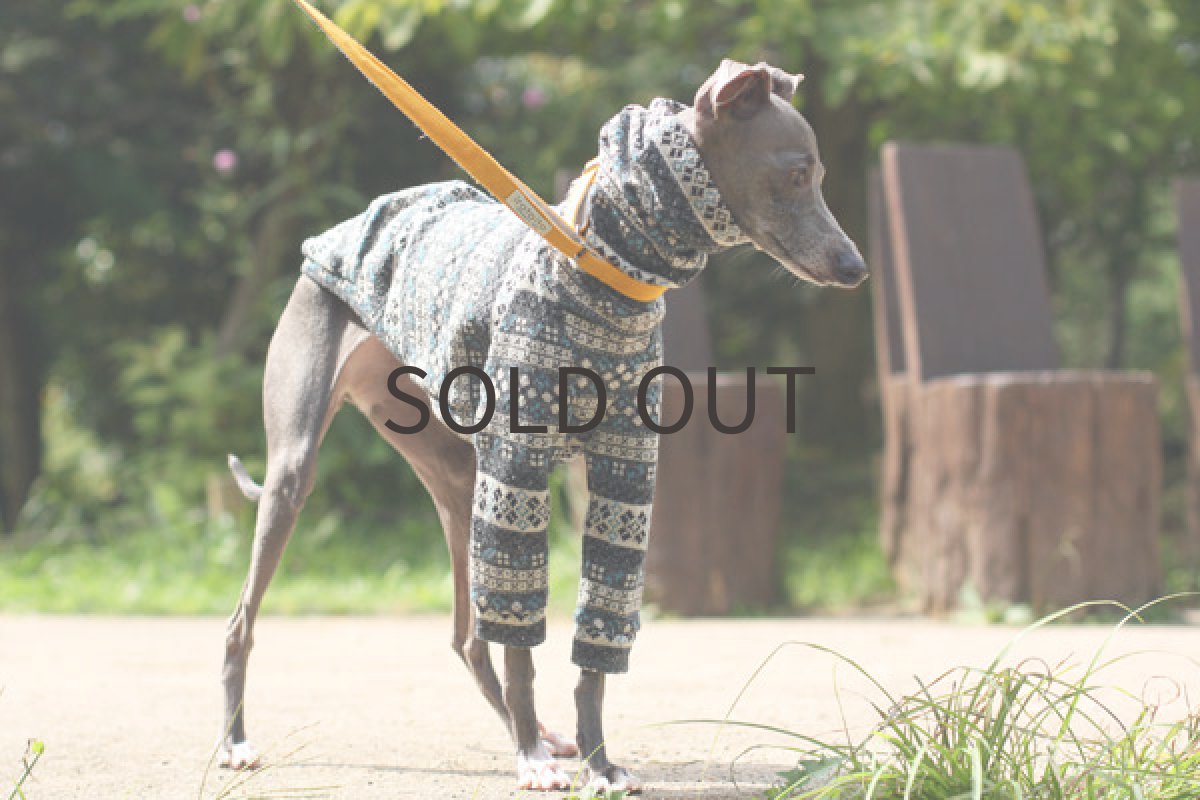 画像3: フォークロア調セーター（チャコール） (3)