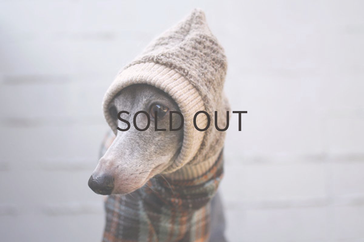 画像5: ウーリー雫スヌード（ベージュ） (5)