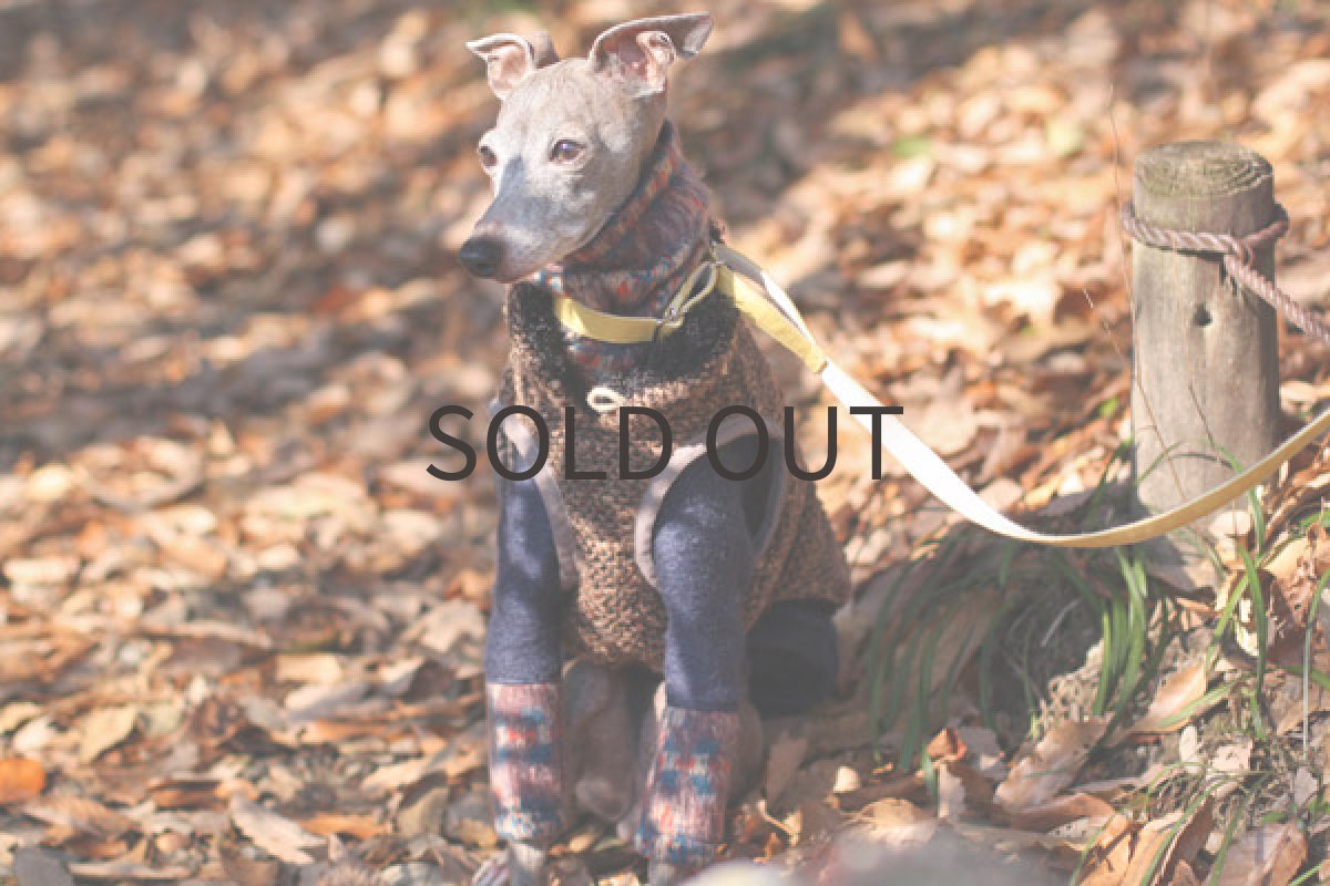 画像2: 裏全面ファーのポコポコベスト（ブラウン） (2)