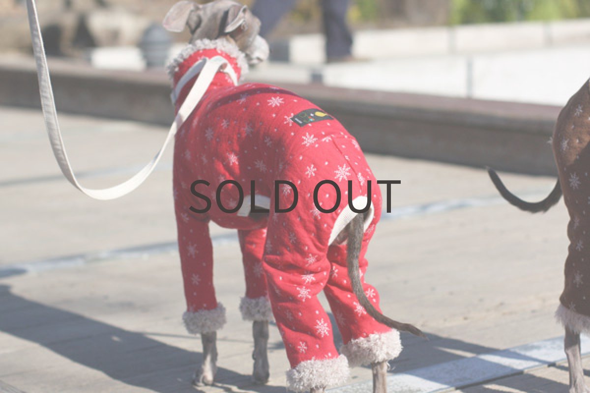 画像3: キルトニット*雪*（フレンチレッド） (3)