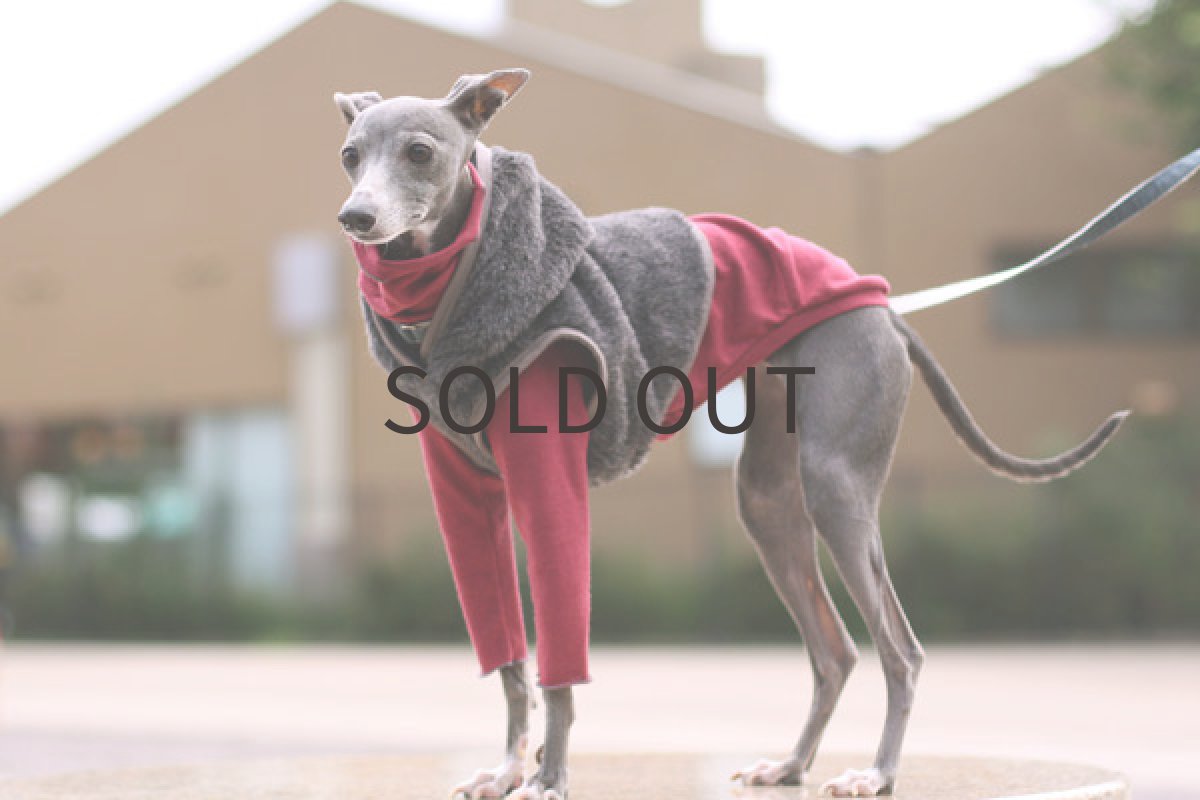 画像3: イタリー製アンゴラベスト（チャコール） (3)