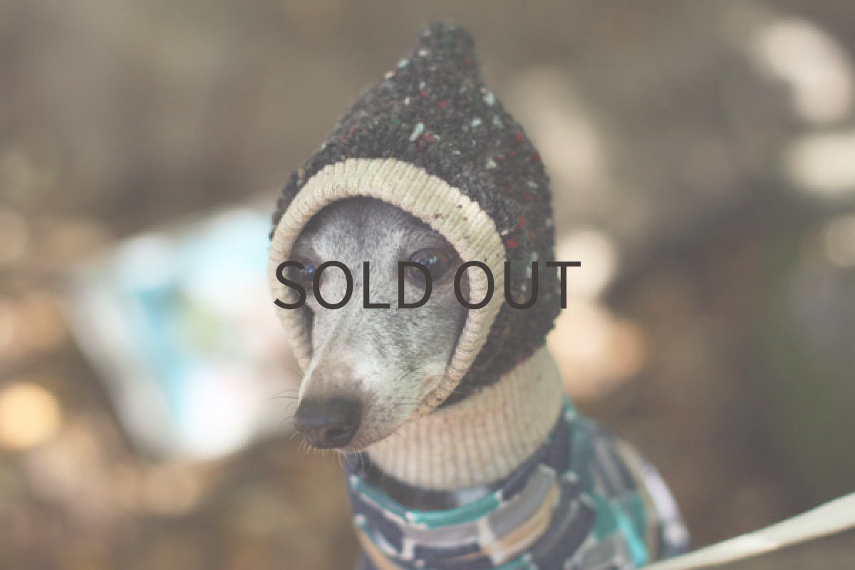 画像4: ぽこぽこ雫スヌード（くろ） (4)