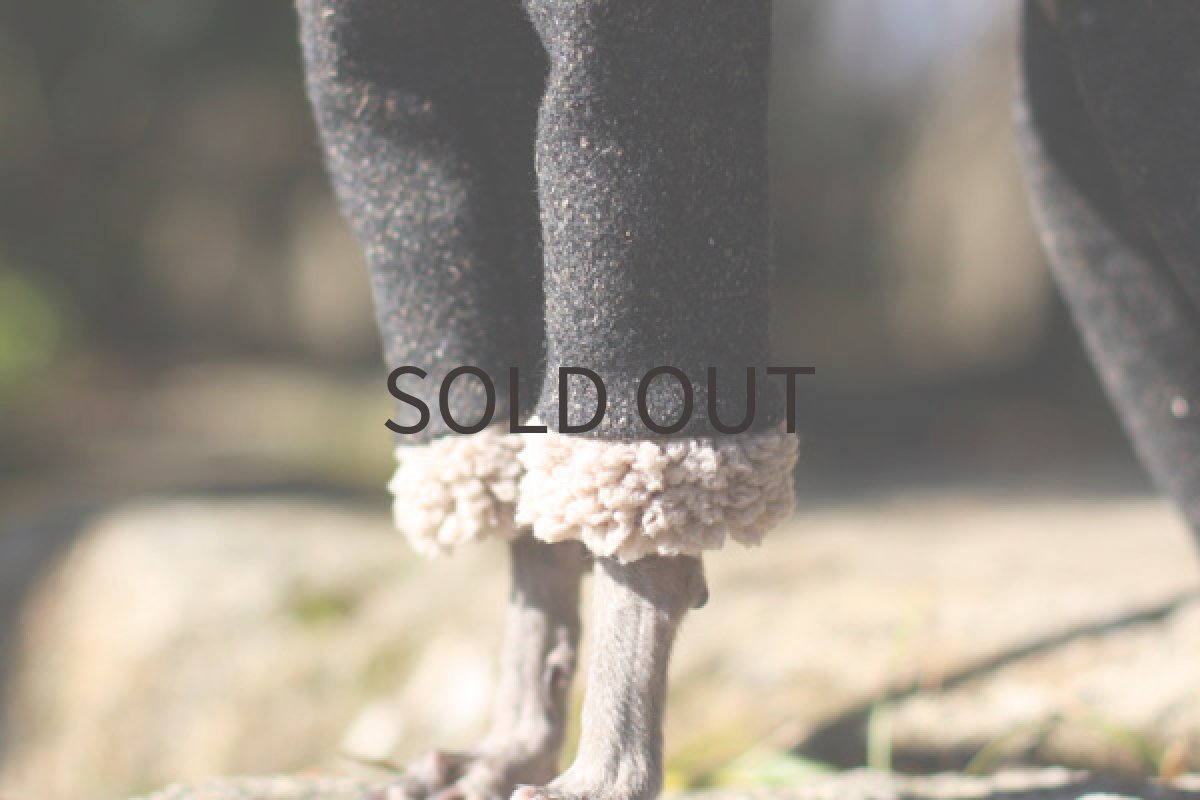 画像4: ウールニットのロンパ（ブラック） (4)