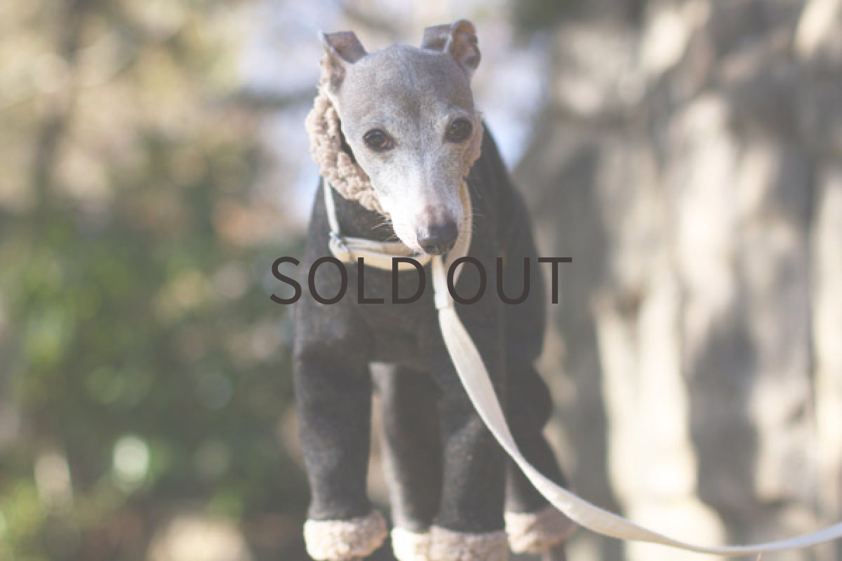 画像3: ウールニットのロンパ（ブラック） (3)