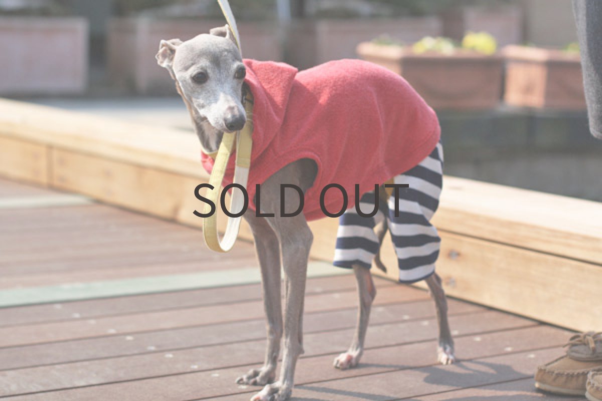 画像2: ビンテージ風パイルのロンパ（オレンジピンク） (2)