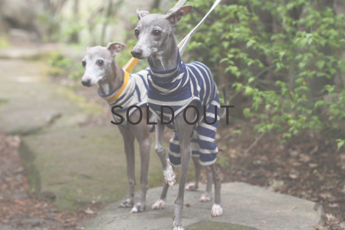 画像3: リネンニットのロンパ（ネイビー） (3)