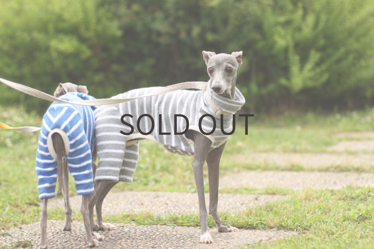 画像2: オーガニックコットンのロンパ(グレイ) (2)