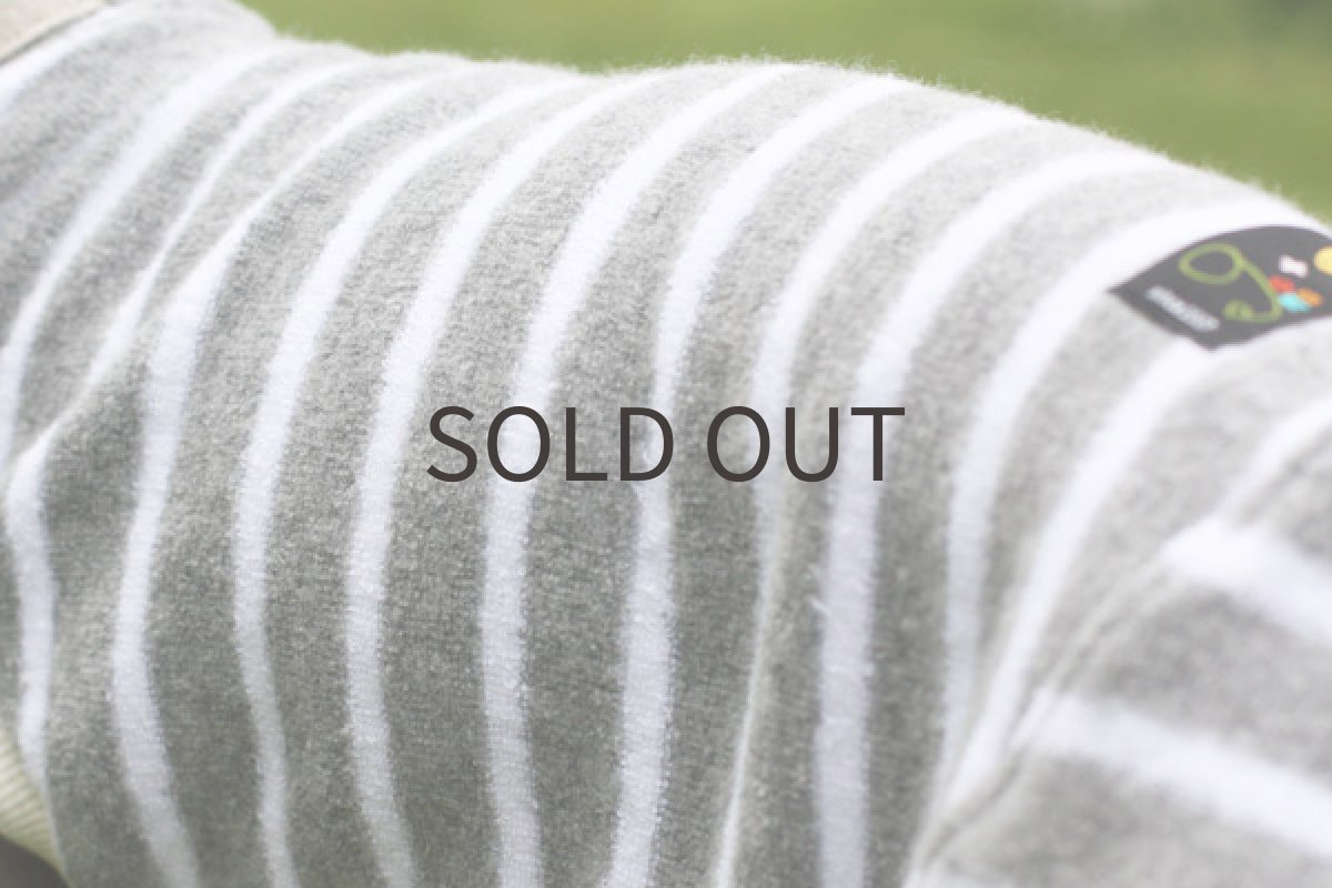 画像5: オーガニックコットンのロンパ(グレイ) (5)