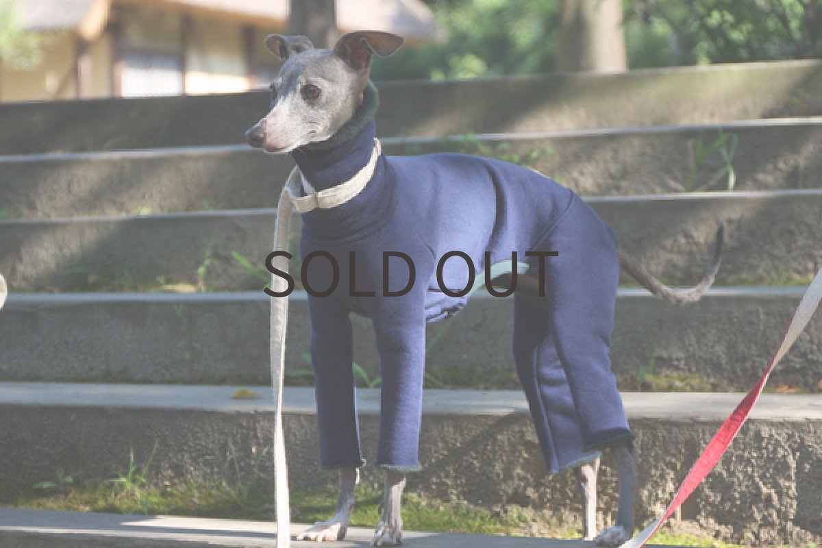 画像2: 切りっぱなしファーロンパース (2)