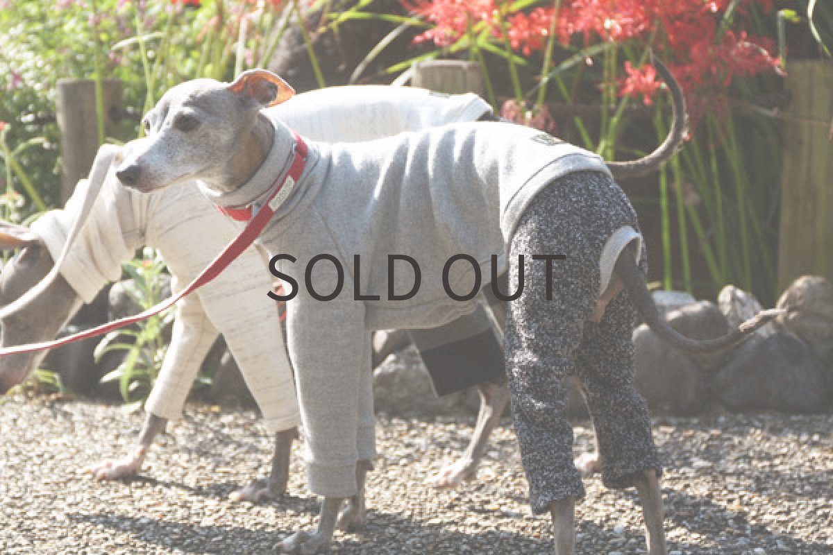 画像3: ヘリンボーン圧縮ウールのロンパ (3)