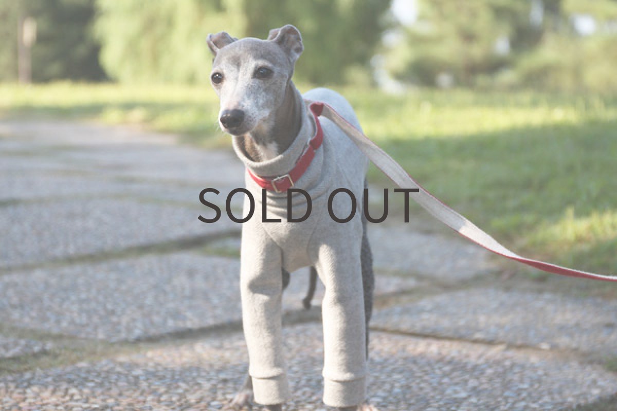 画像5: ヘリンボーン圧縮ウールのロンパ (5)