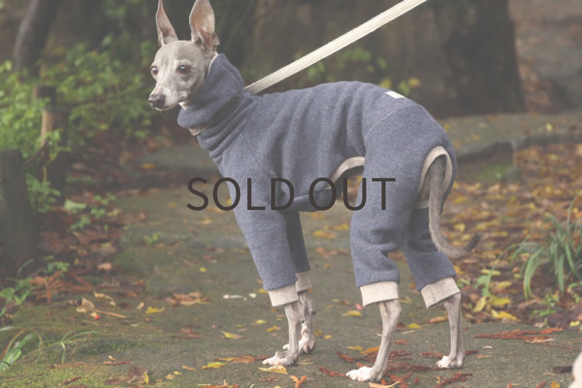 画像3: メルトンフリース（ネイビー） (3)