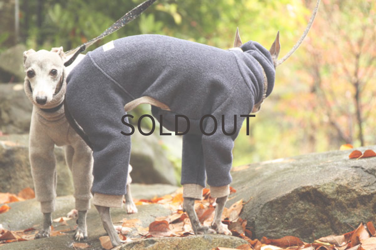 画像5: メルトンフリース（ネイビー） (5)