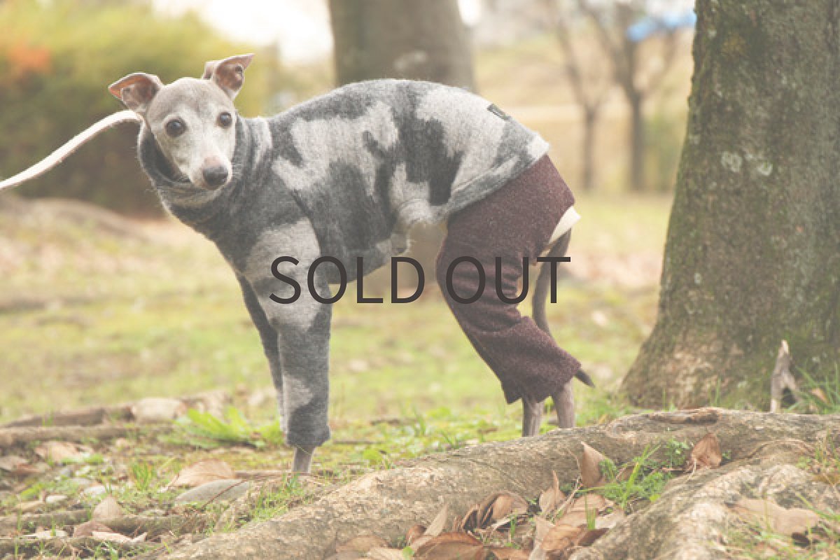 画像3: イタリー迷彩ウール（モノトーン） (3)