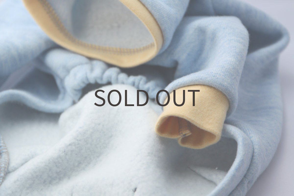 画像6: 霜降りブルーのトレーナーシャツ (6)