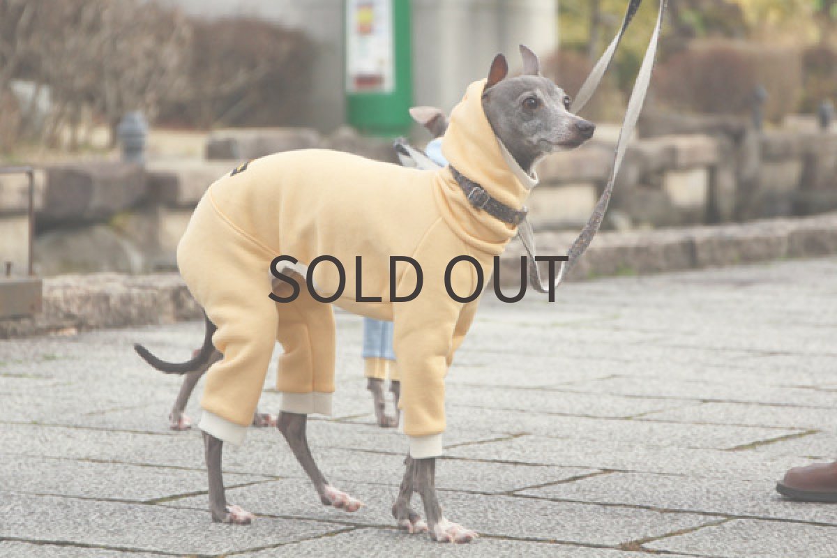 画像4: 裏起毛のトレーナーロンパ（クリームイエロー） (4)