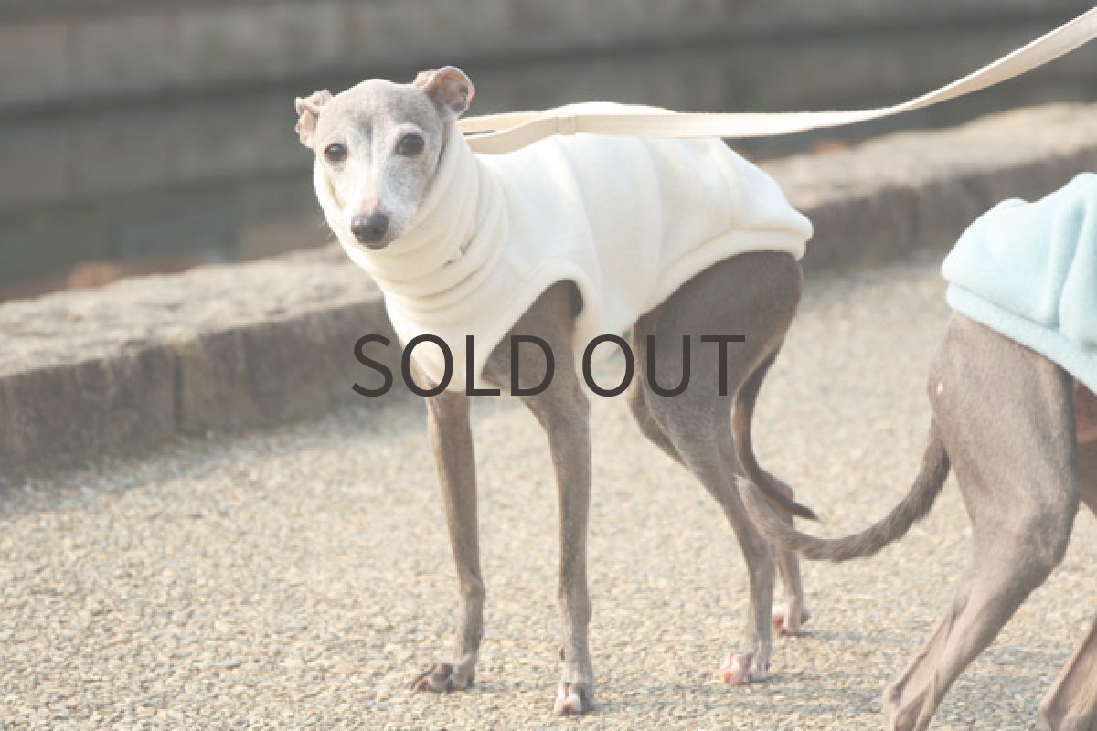 画像5: 毛玉防止加工ノースリーブフリース(ホワイト) (5)