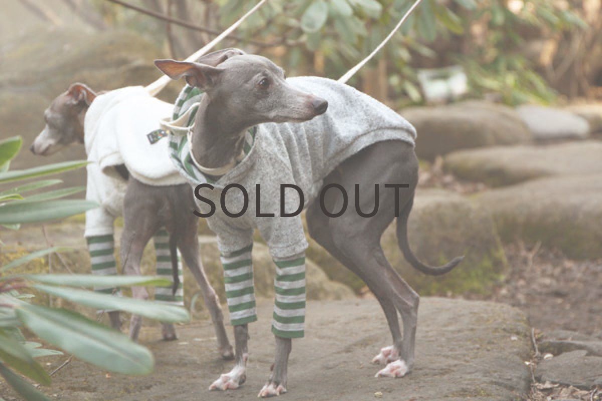 画像4: 重ね着風パイル（グレー） (4)