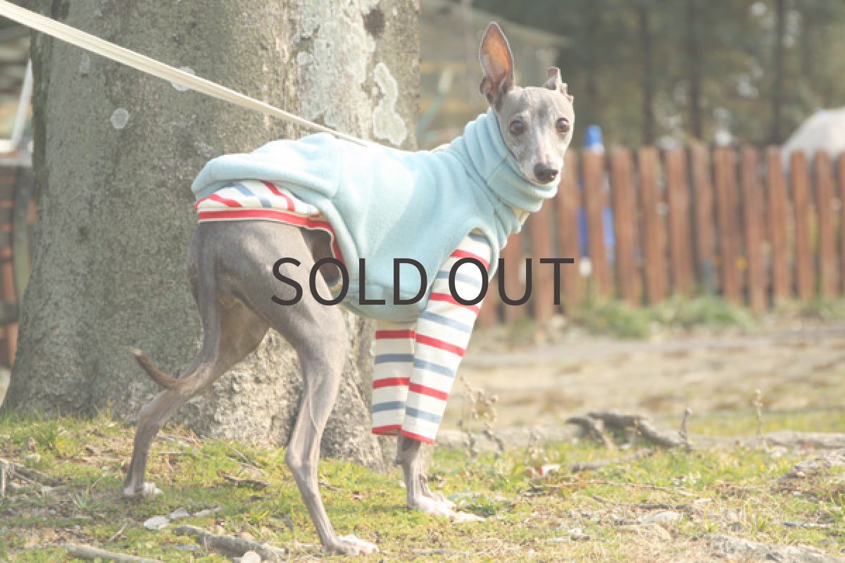 画像5: 毛玉防止加工ノースリーブフリース(ライトブルー) (5)