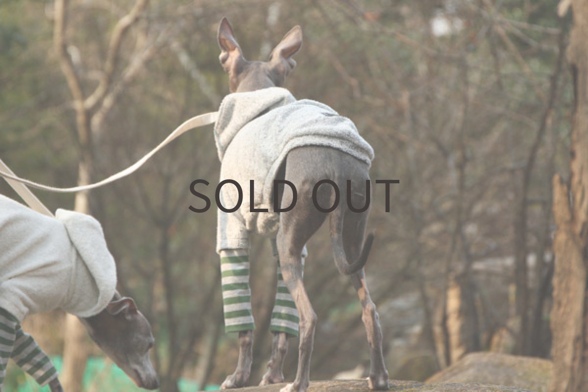 画像5: 重ね着風パイル（グレー） (5)