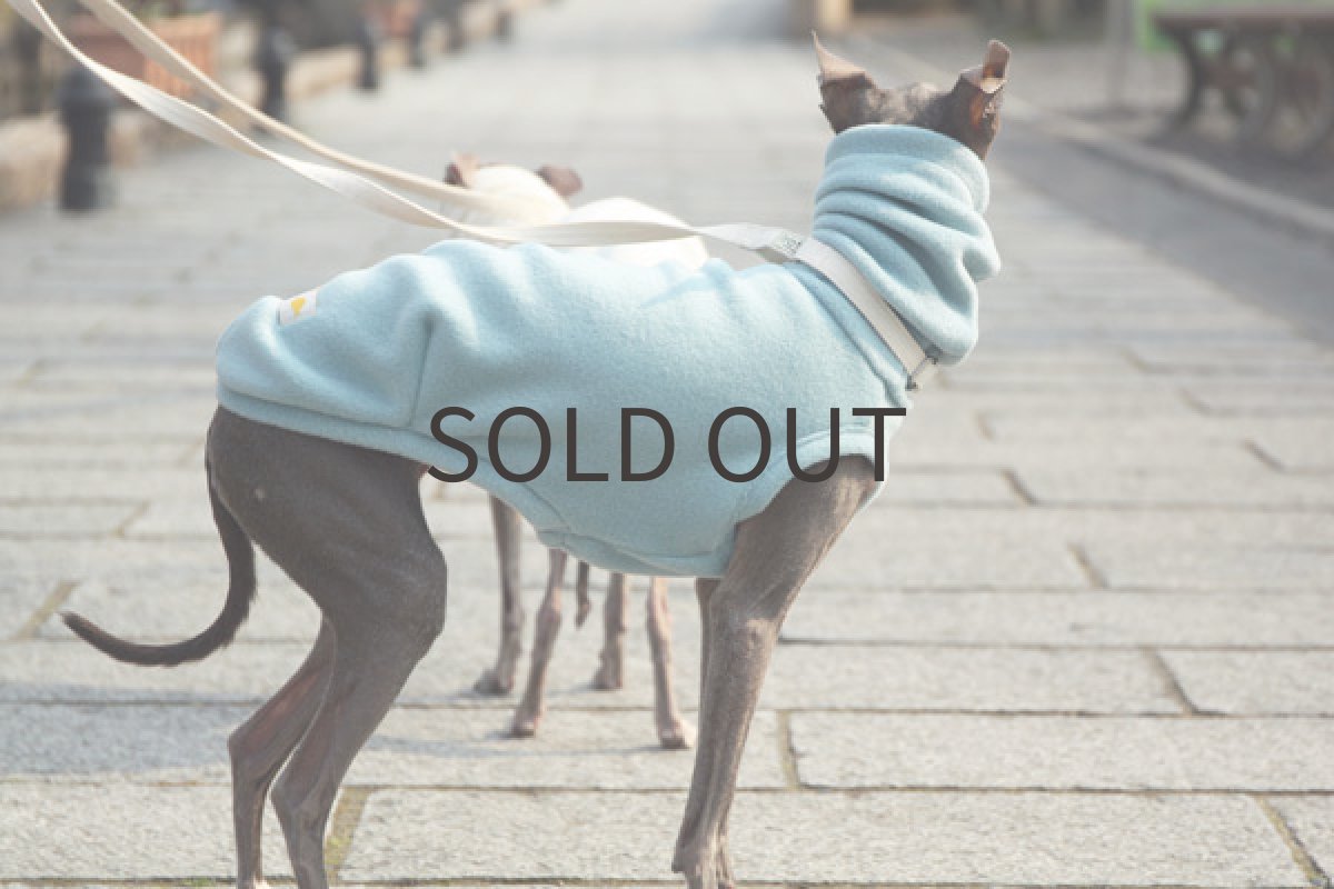 画像4: 毛玉防止加工ノースリーブフリース(ライトブルー) (4)