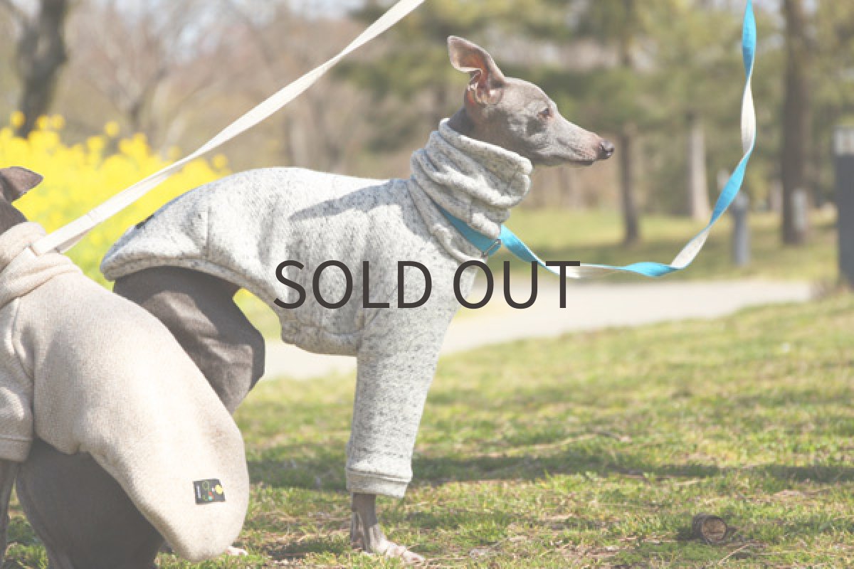 画像5: 吊り編み風ニット（杢グレー） (5)