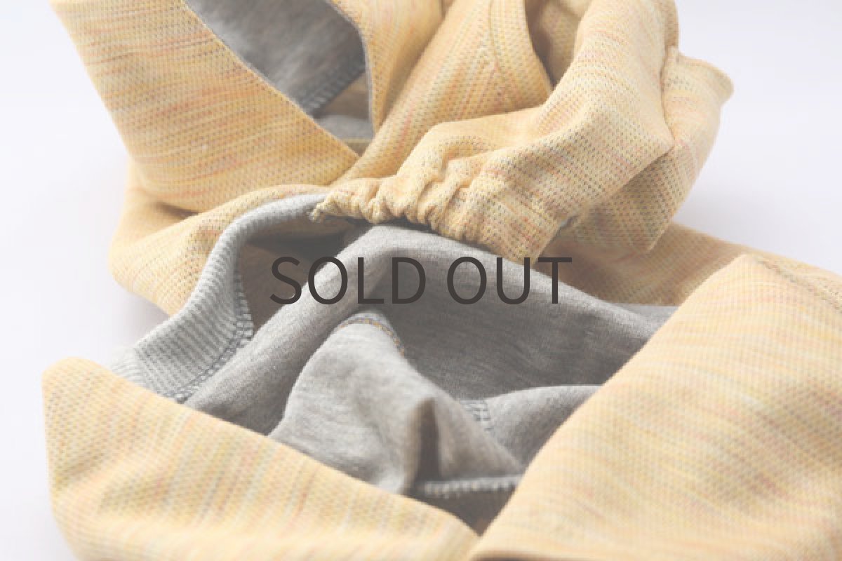 画像6: リネンのリバーシブルロンパ(イエロー) (6)