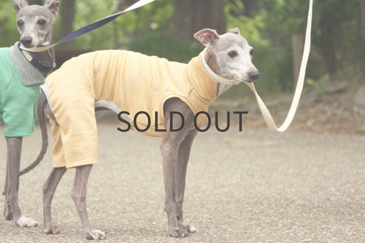 画像5: リネンのリバーシブルロンパ(イエロー) (5)