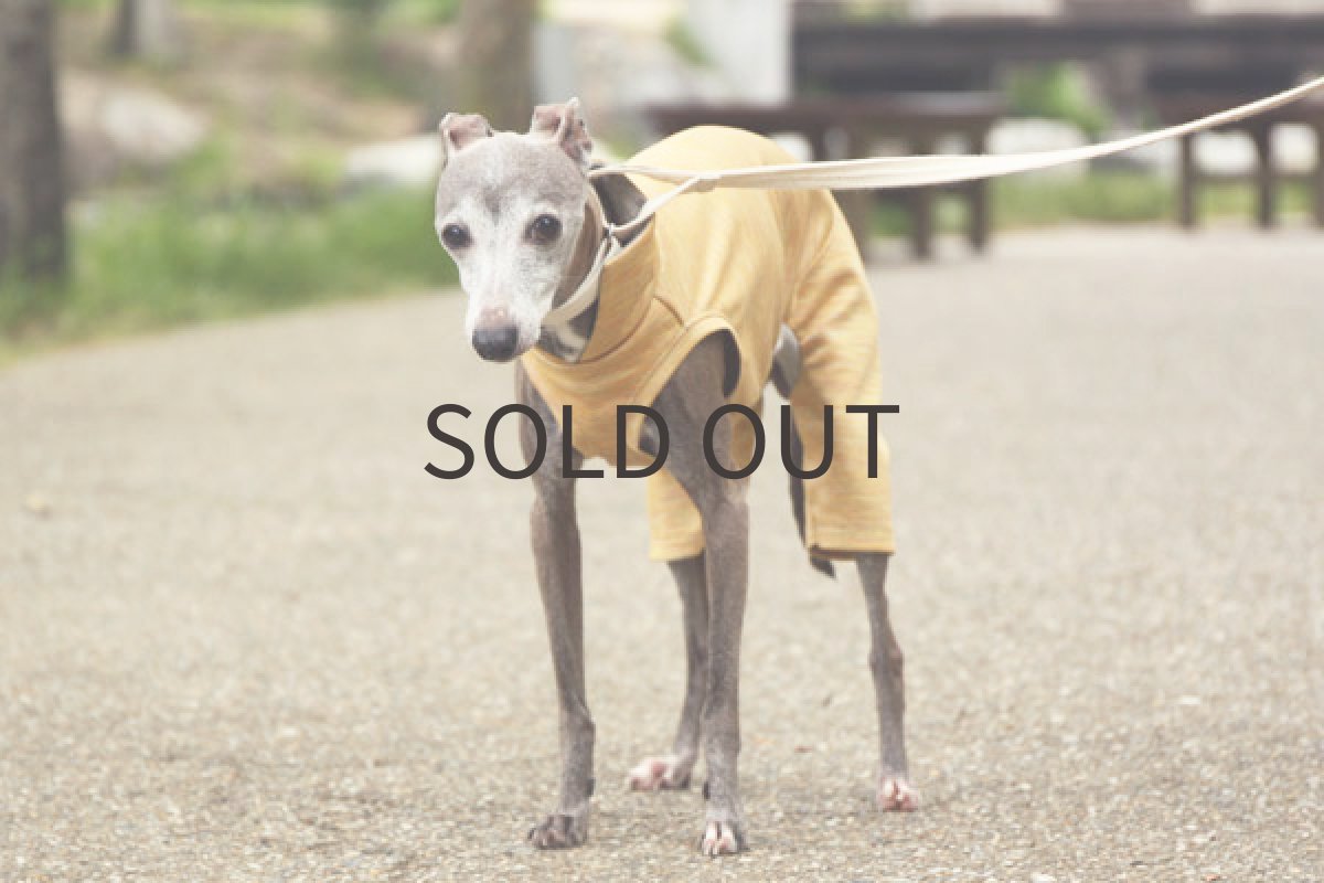 画像4: リネンのリバーシブルロンパ(イエロー) (4)