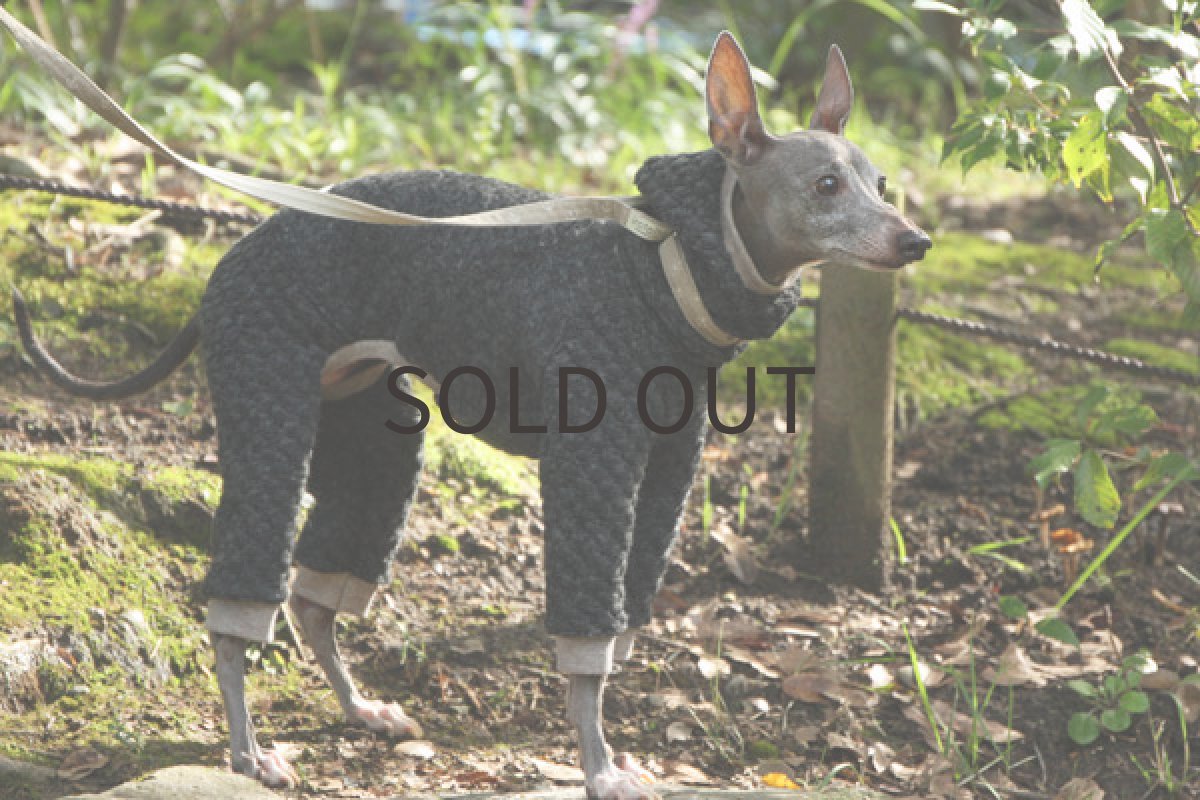 イタグレ服 ぽこぽこウールニット 横