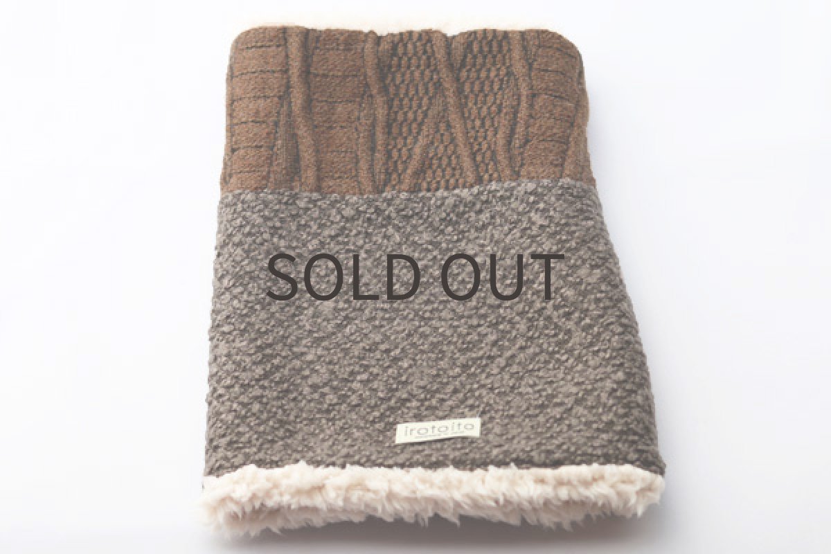 画像6: twotoneネックウォーマー（グレー） (6)