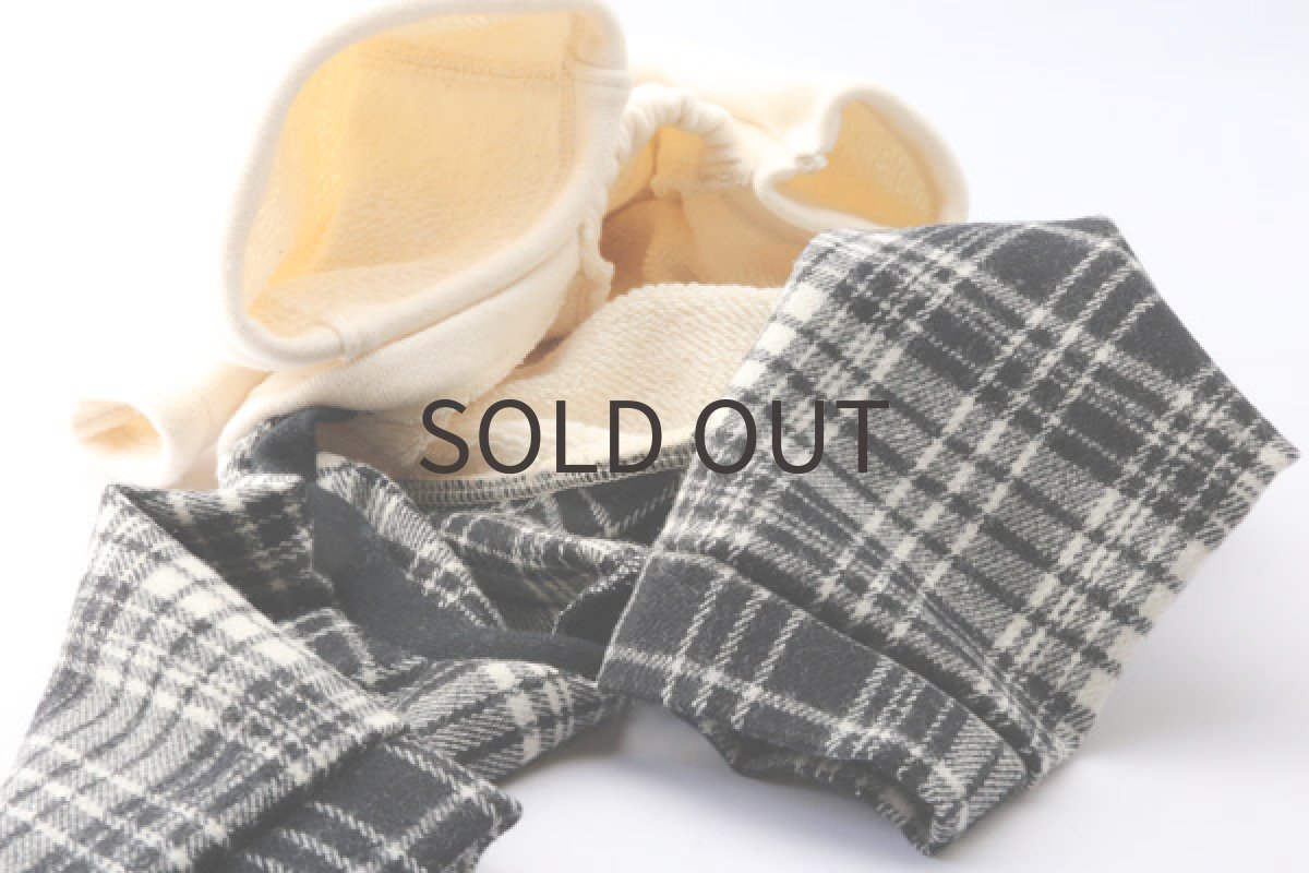 画像6: モノトーンチェックのロンパース (6)