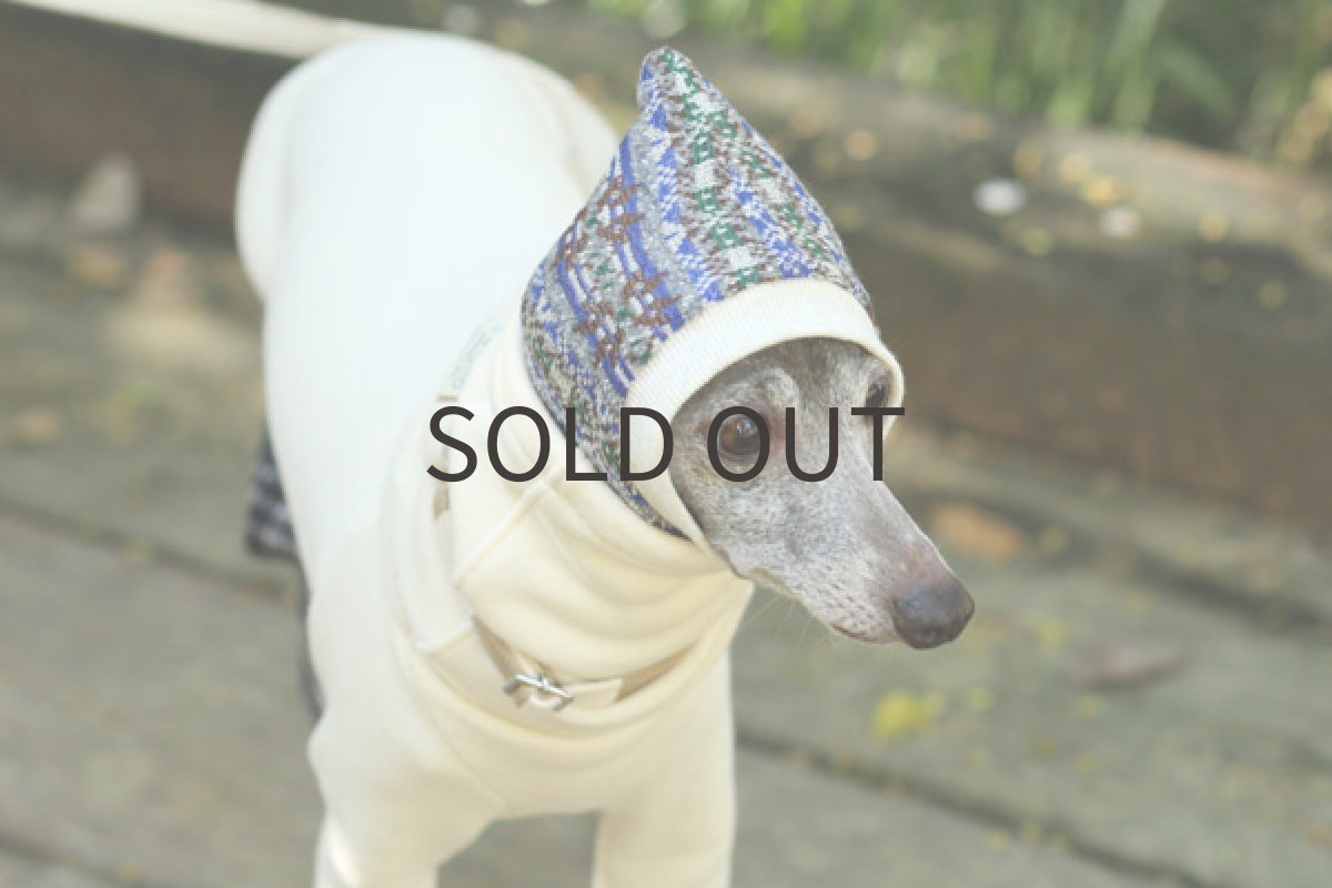 画像3: フェアアイル雫スヌード（グレー） (3)