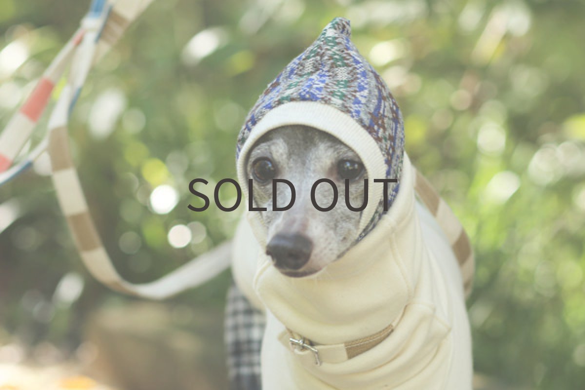 画像2: フェアアイル雫スヌード（グレー） (2)