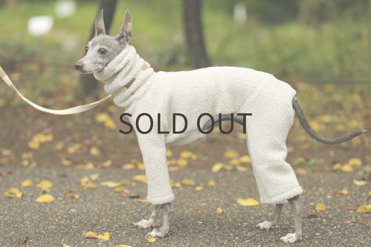 画像2: POLARTEC ボアフリース（アイボリー） (2)