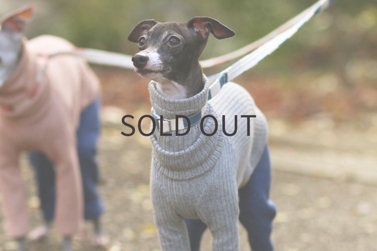 画像3: リブニットロンパ（グレー） (3)