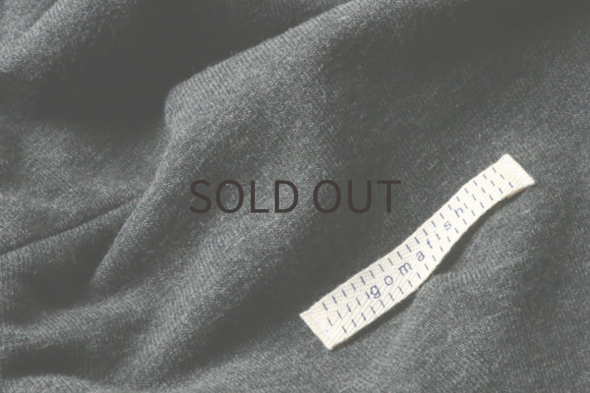 画像6: 水玉の切り替えシャツ（チャコール） (6)