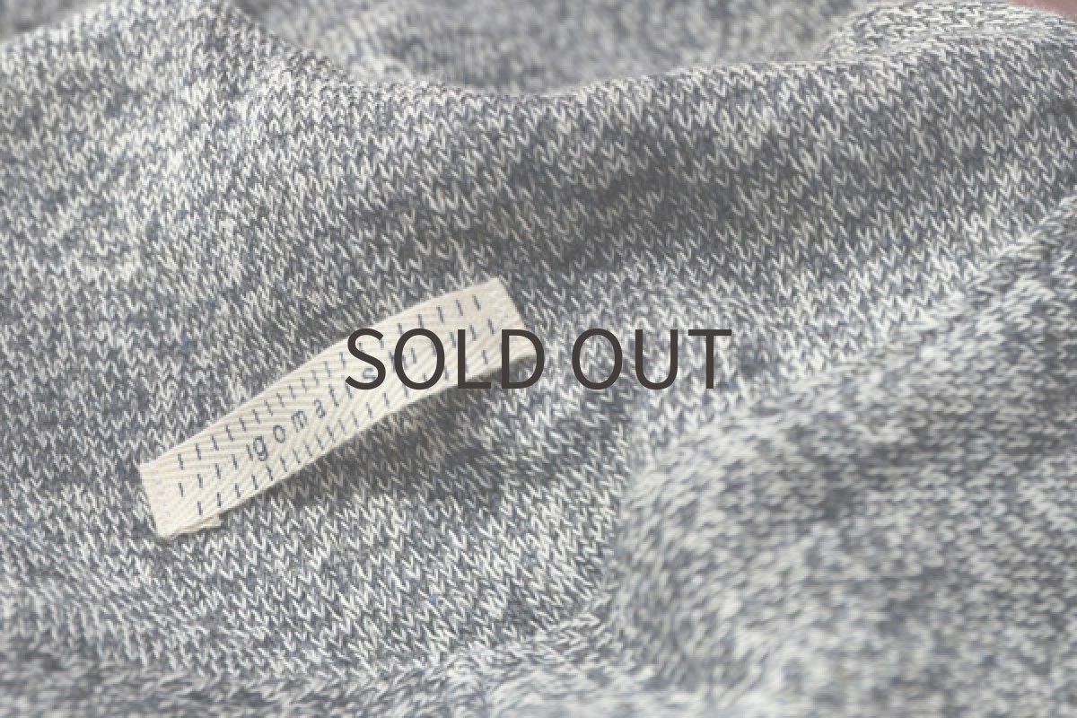 画像6: やわらか裏毛ニット（ネイビー） (6)