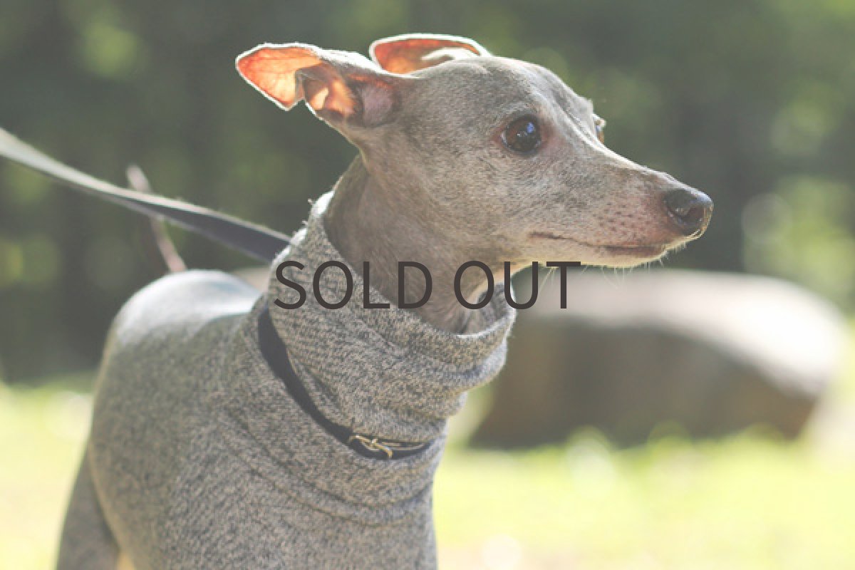 画像3: やわらか裏毛ニット（ネイビー） (3)